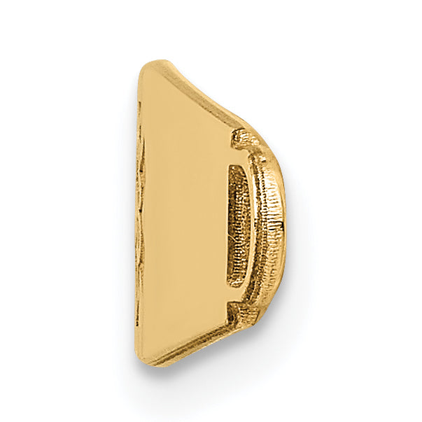 14k Non-enameled Medical Jewelry ID Plate Secondary image
