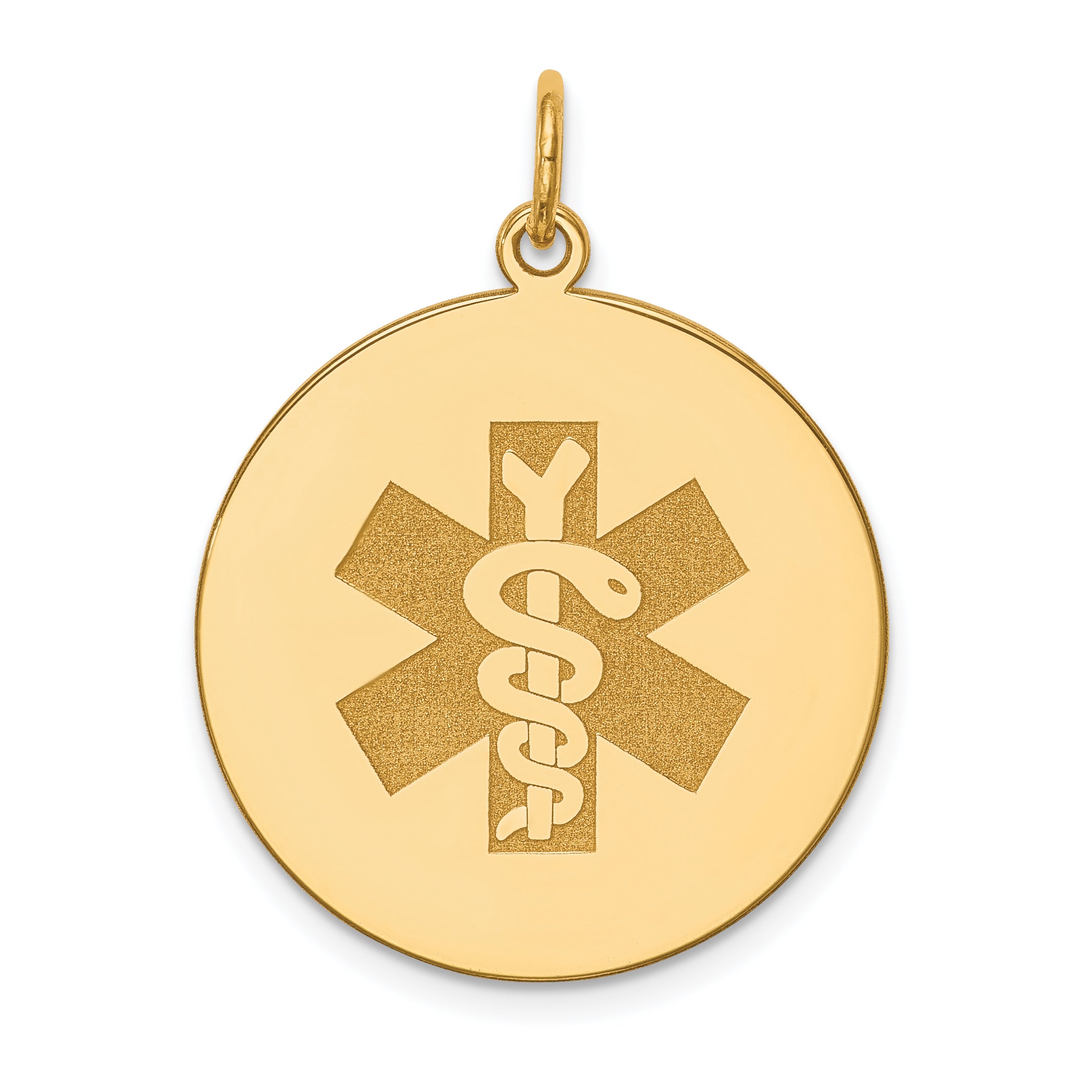 14k Non-enameled Medical Jewelry Pendant Main image