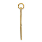 14K Medical Jewelry Unenameled Pendant