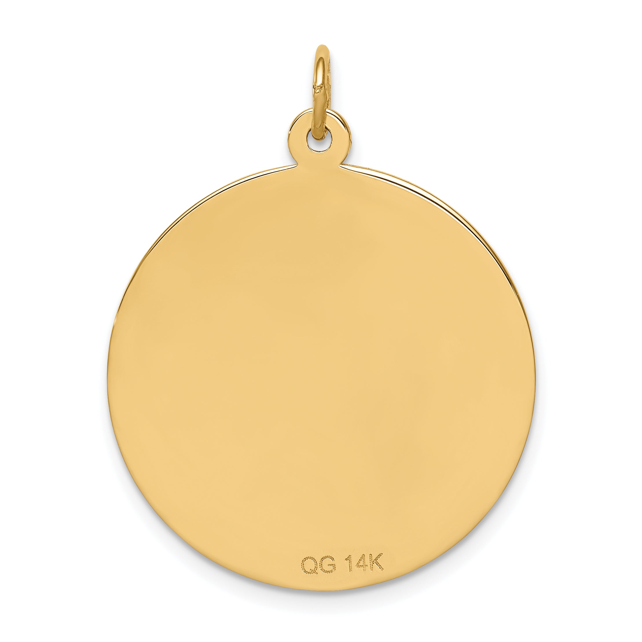 14K Medical Jewelry Unenameled Pendant