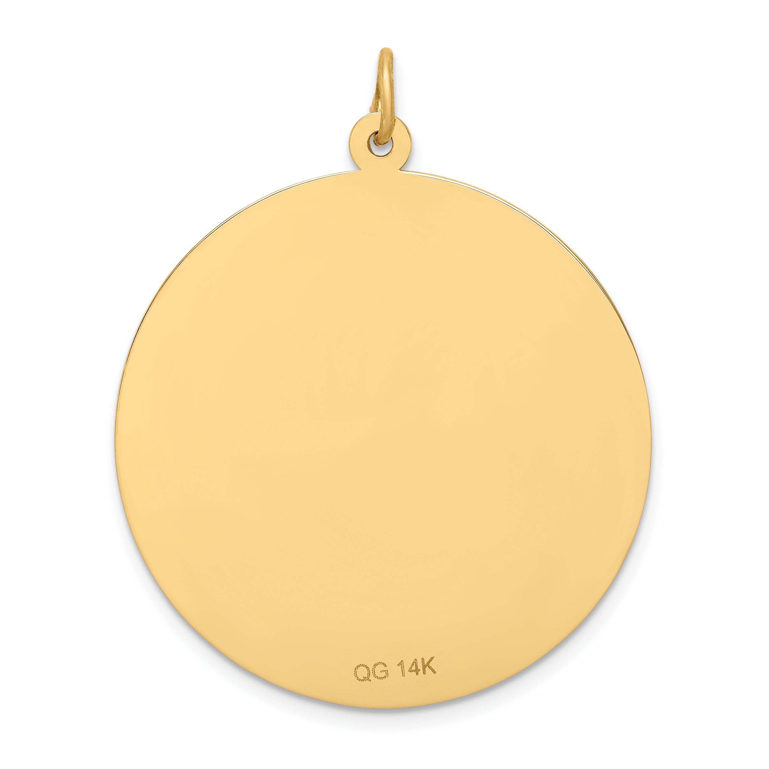 14K Medical Jewelry Unenameled Pendant