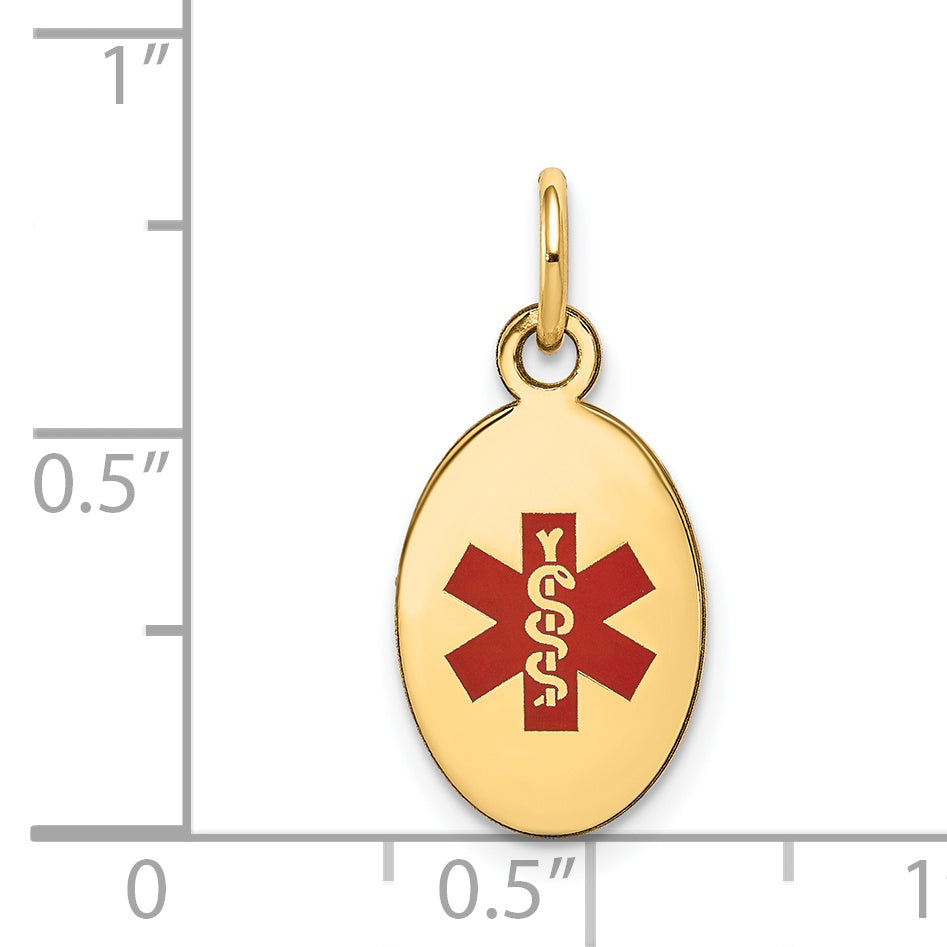 Enamel Medical Jewelry Pendant