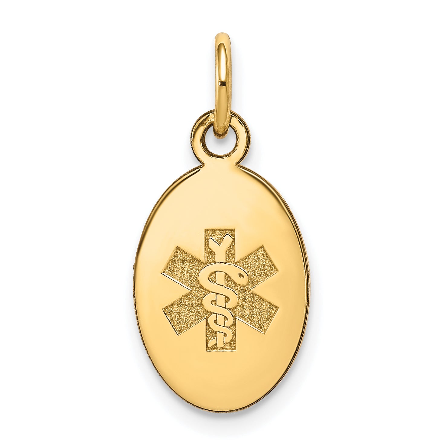 14k Non-enameled Medical Jewelry Pendant Main image
