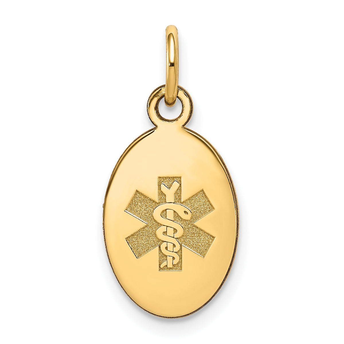 14k Non-enameled Medical Jewelry Pendant