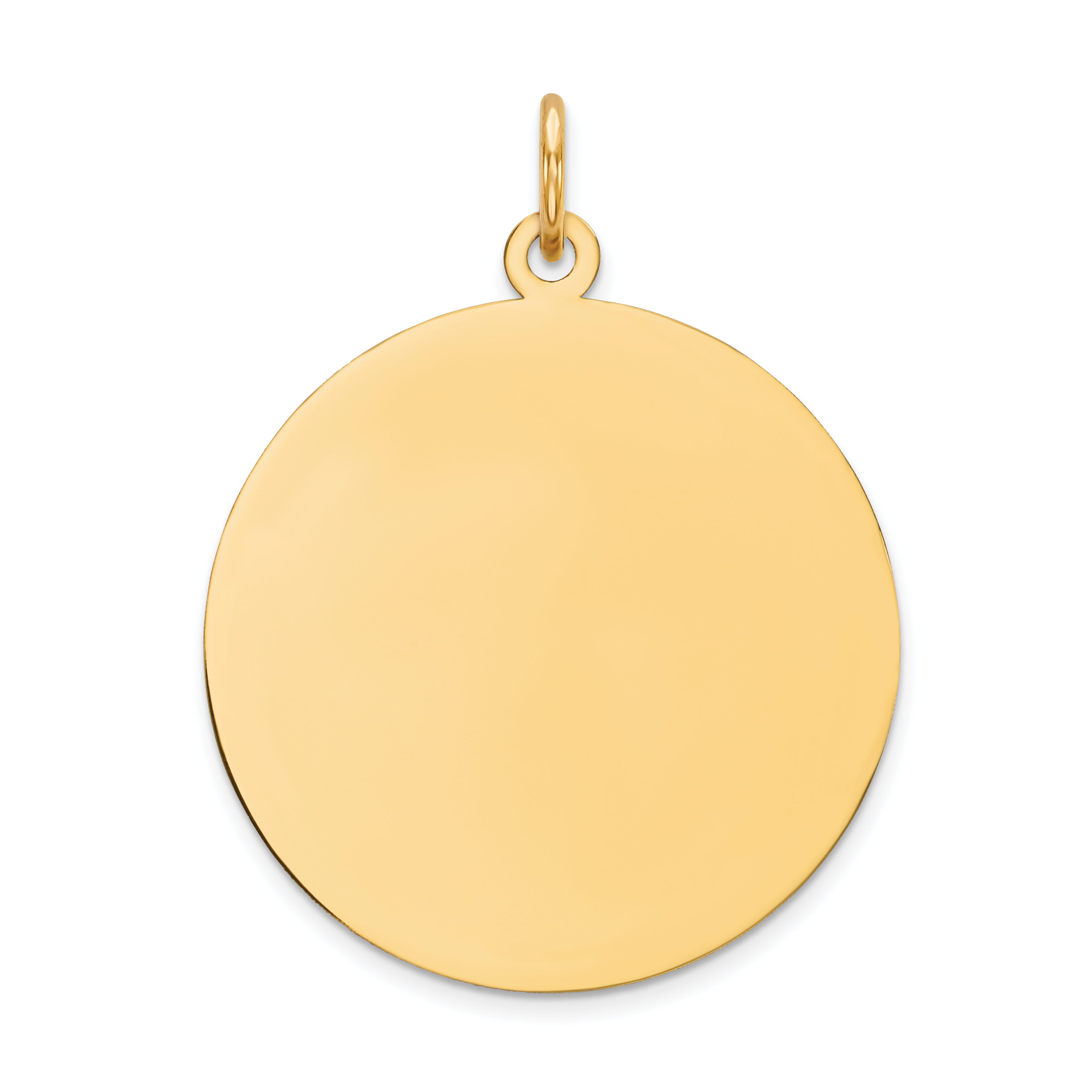 14K Round Disc Charm Main image