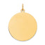 14K Round Disc Charm
