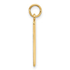 14K Red Enamel Medical Jewelry Pendant
