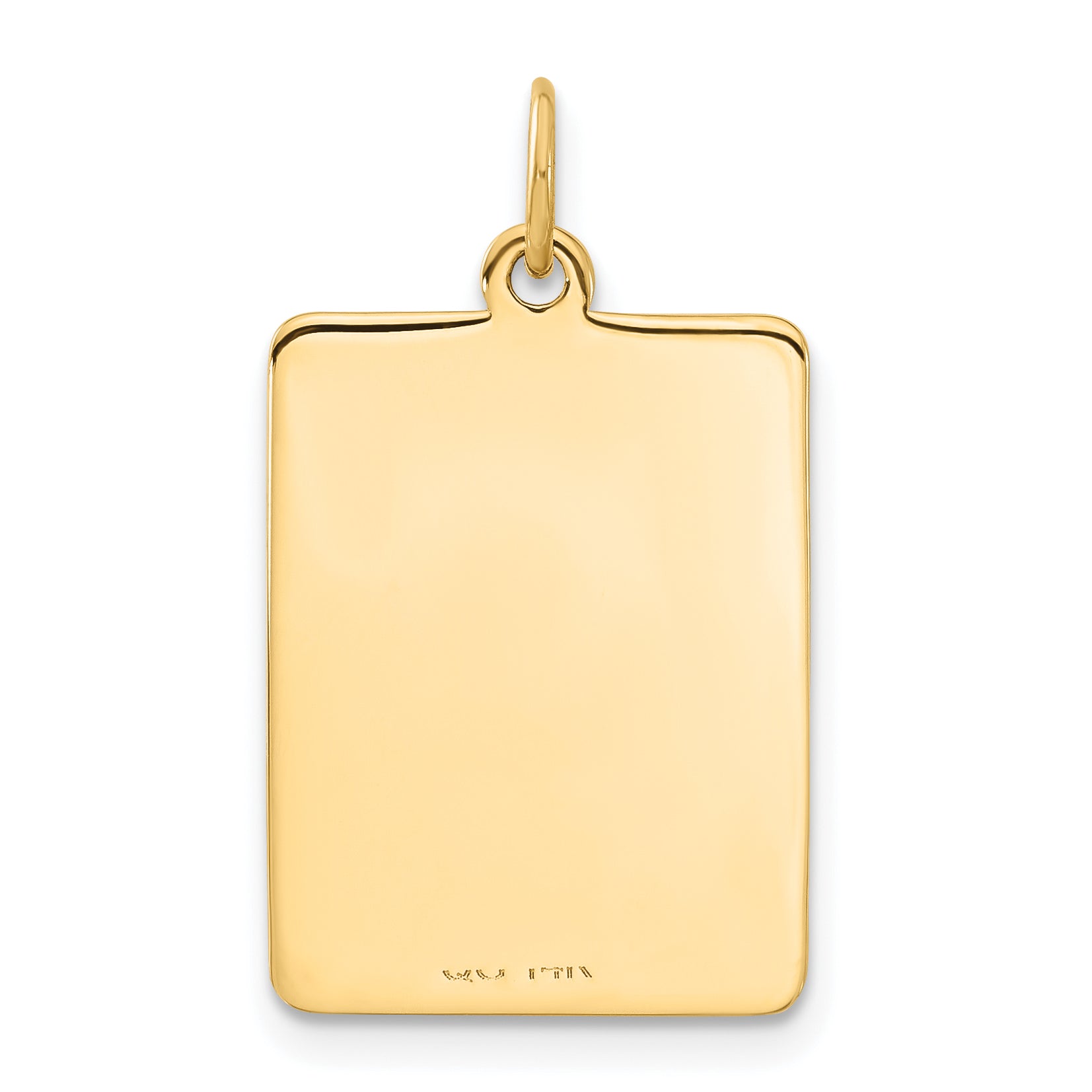 14K Red Enamel Medical Jewelry Pendant