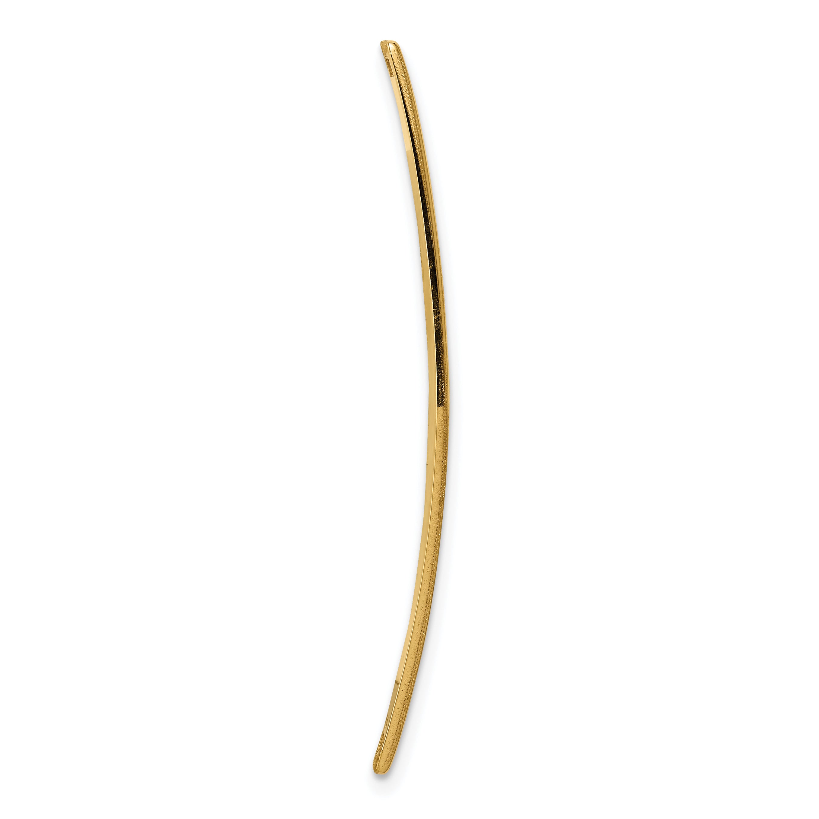 Unisex 14K Gold Polished Medical ID Bracelet with Red Enamel