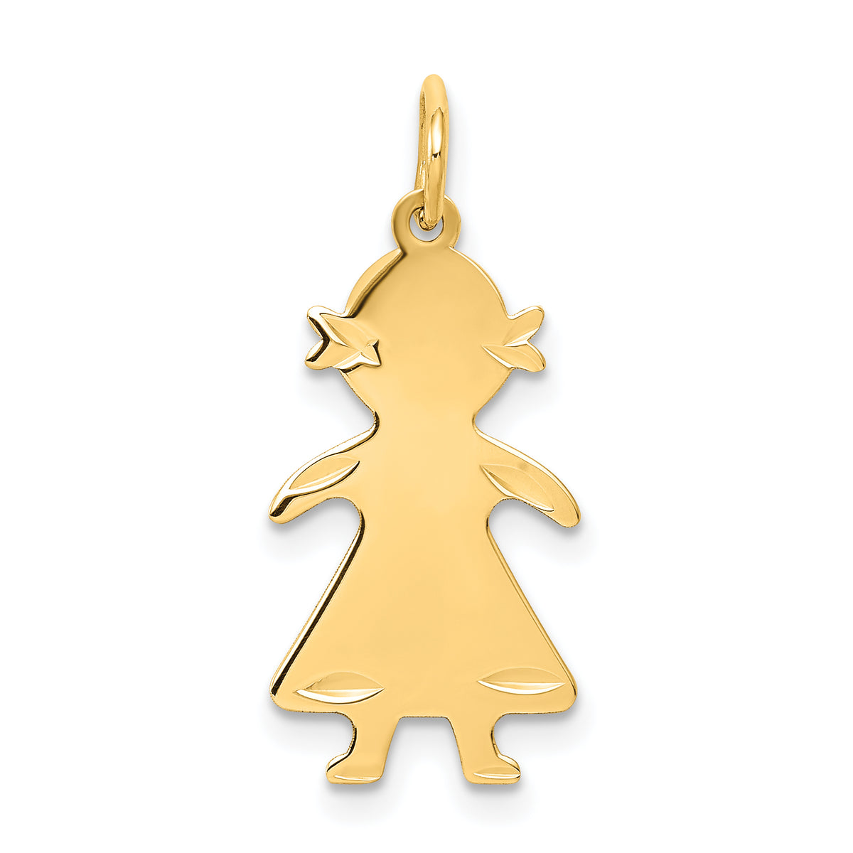 14K Girl Charm