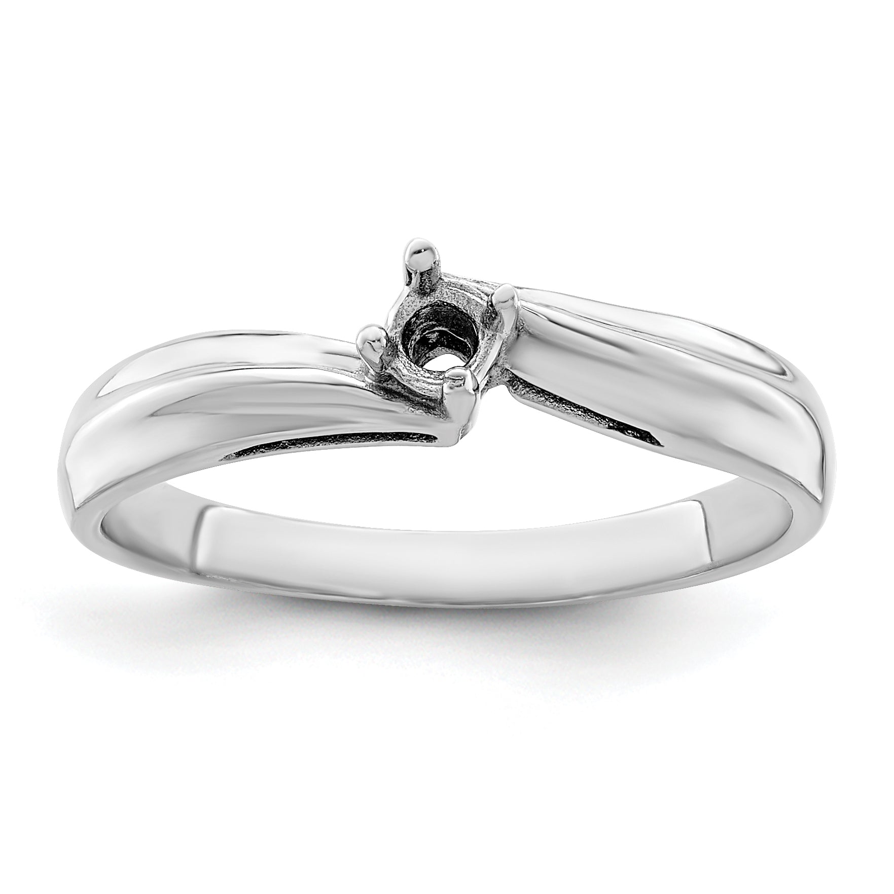 14k White Gold Genuine Family Jewelry Ring - 7 / Genuine