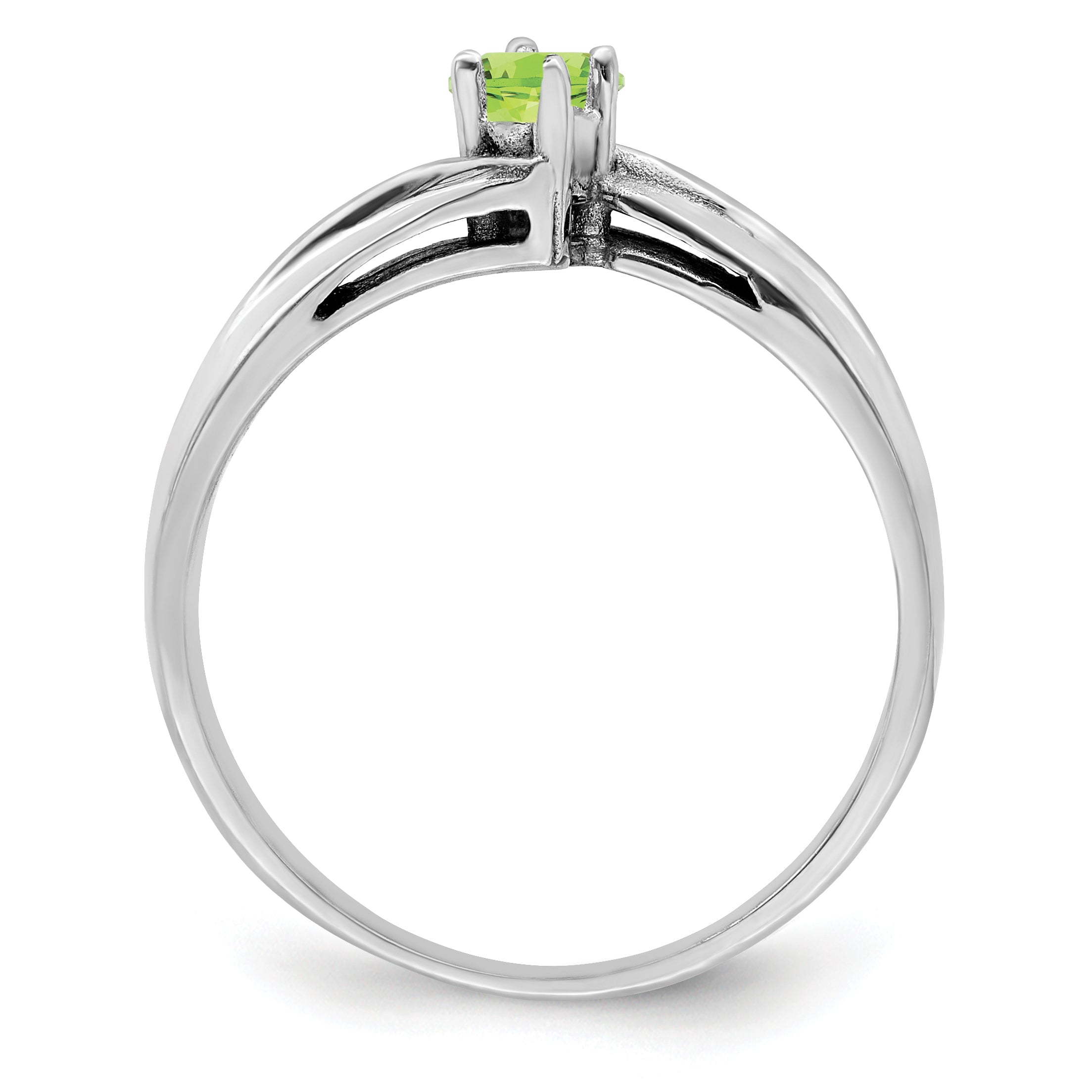 14k White Gold Genuine Family Jewelry Ring - 7 / Genuine
