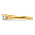 14k Family Jewelry Ring - 7 / Genuine