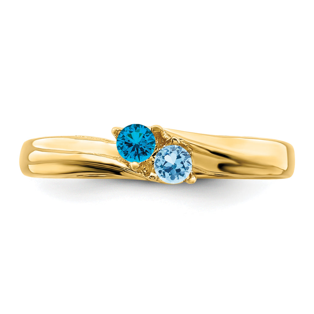 14k Family Jewelry Ring - 7 / Genuine