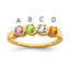 14k Synthetic Family Jewelry Ring