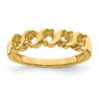 14k Genuine 5 Stone Mother's Ring - 7 / Genuine