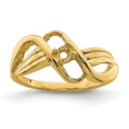 14k Genuine 1 Stone Mother's Ring - 7 / Genuine
