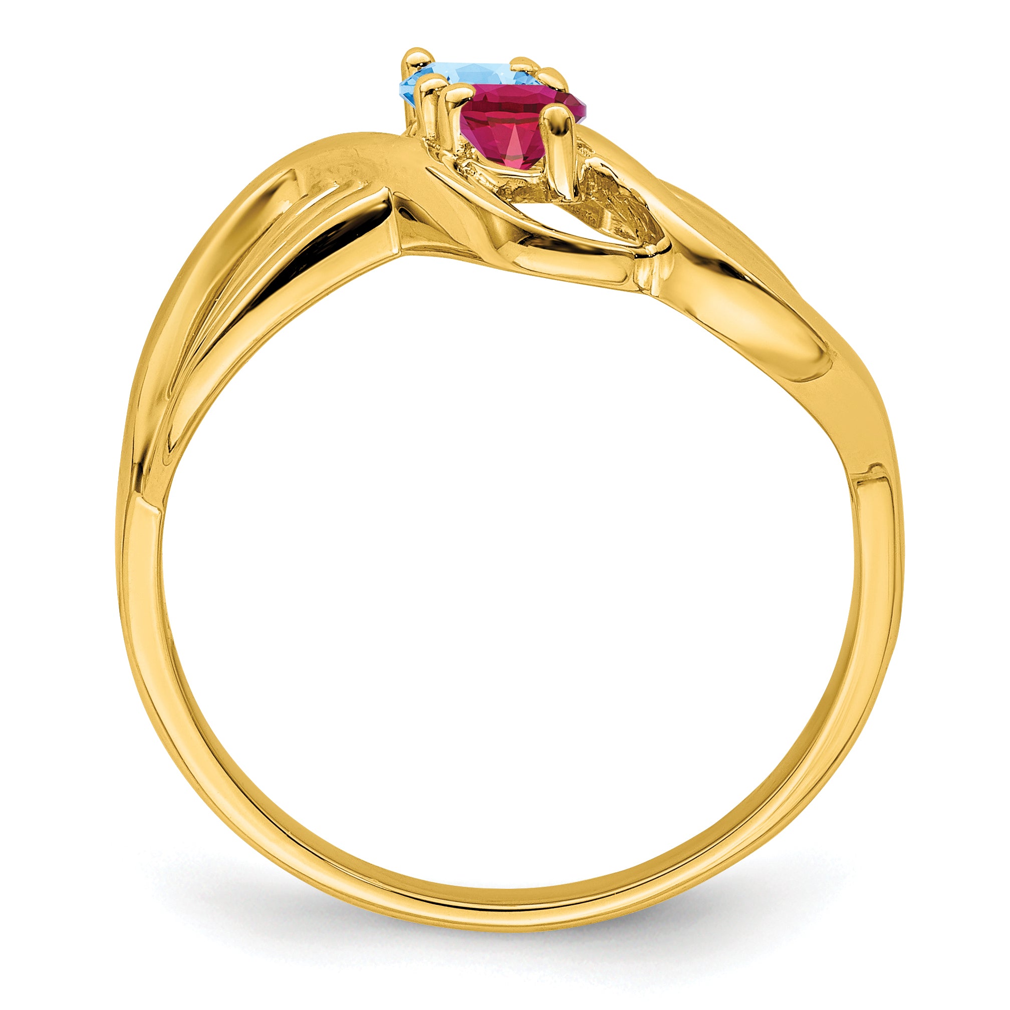 14k Family Jewelry Ring - 7 / Genuine