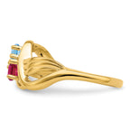 14k Family Jewelry Ring - 7 / Genuine