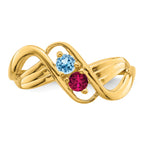 14k Family Jewelry Ring - 7 / Genuine