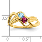 14k Family Jewelry Ring - 7 / Genuine