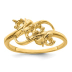 14k Genuine 4 Stone Mother's Ring - 7 / Genuine