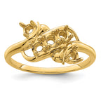 14k Genuine 5 Stone Mother's Ring - 7 / Genuine