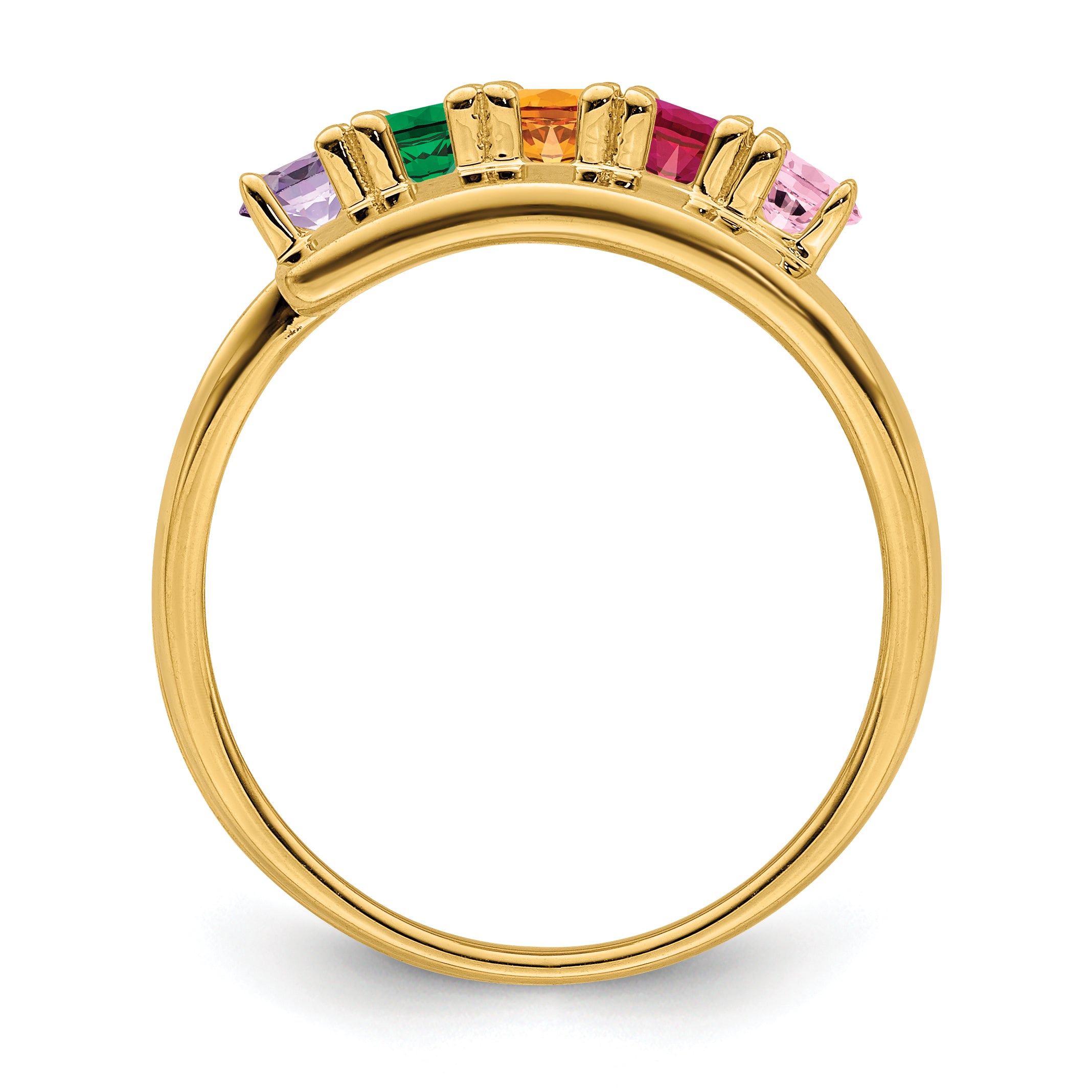 14k Family Jewelry Ring - 7 / Genuine
