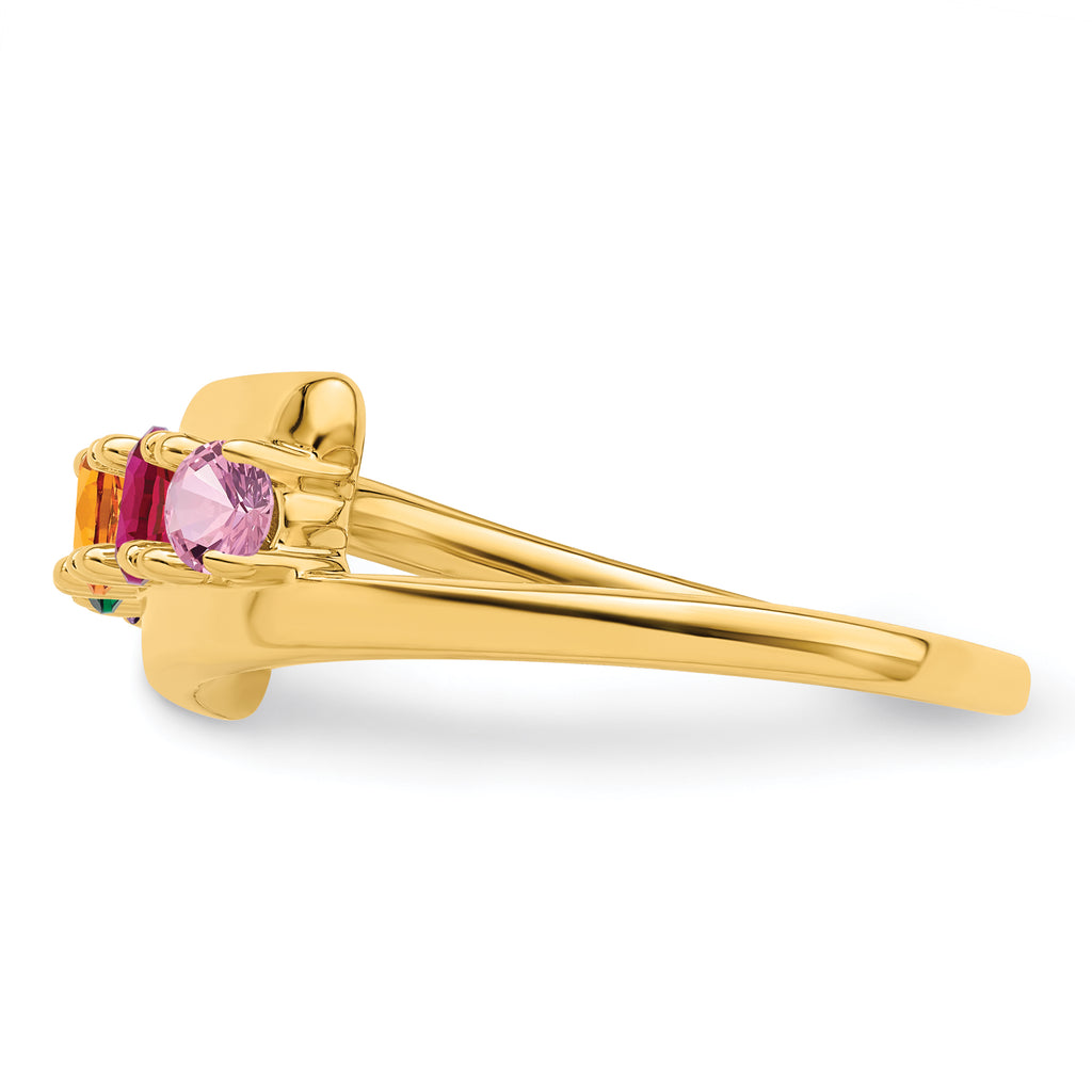 14k Family Jewelry Ring - 7 / Genuine