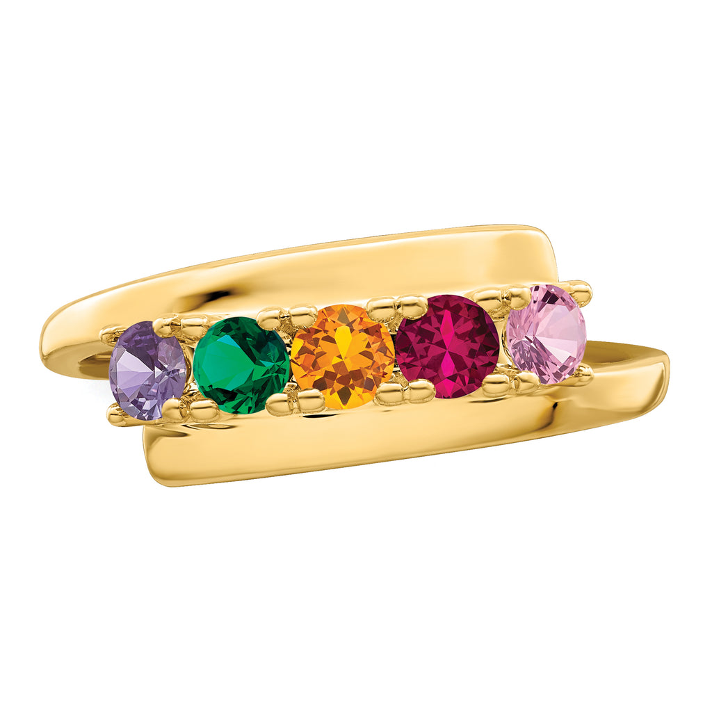 14k Family Jewelry Ring - 7 / Genuine