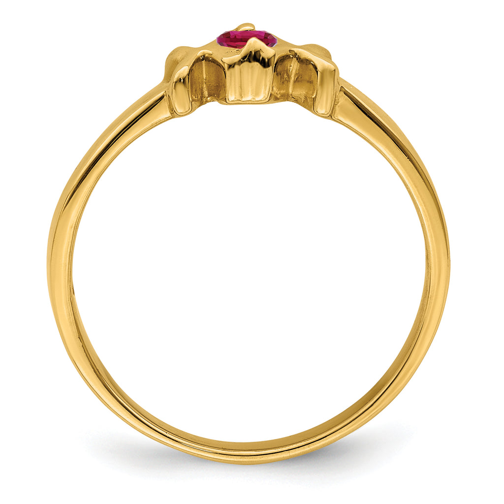14k Family Jewelry Ring - 7 / Genuine