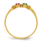 14k Family Jewelry Ring - 7 / Genuine