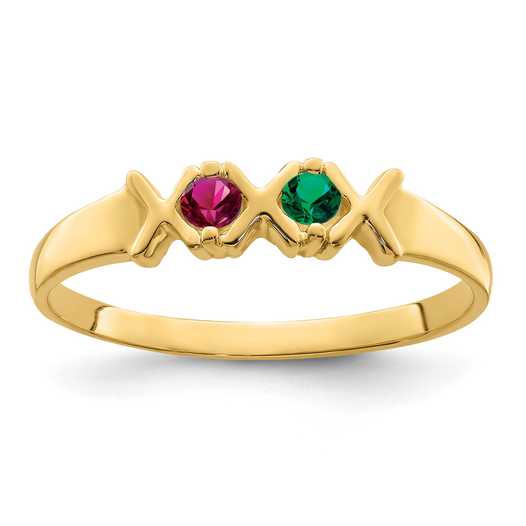 14k Family Jewelry Ring - 7 / Genuine