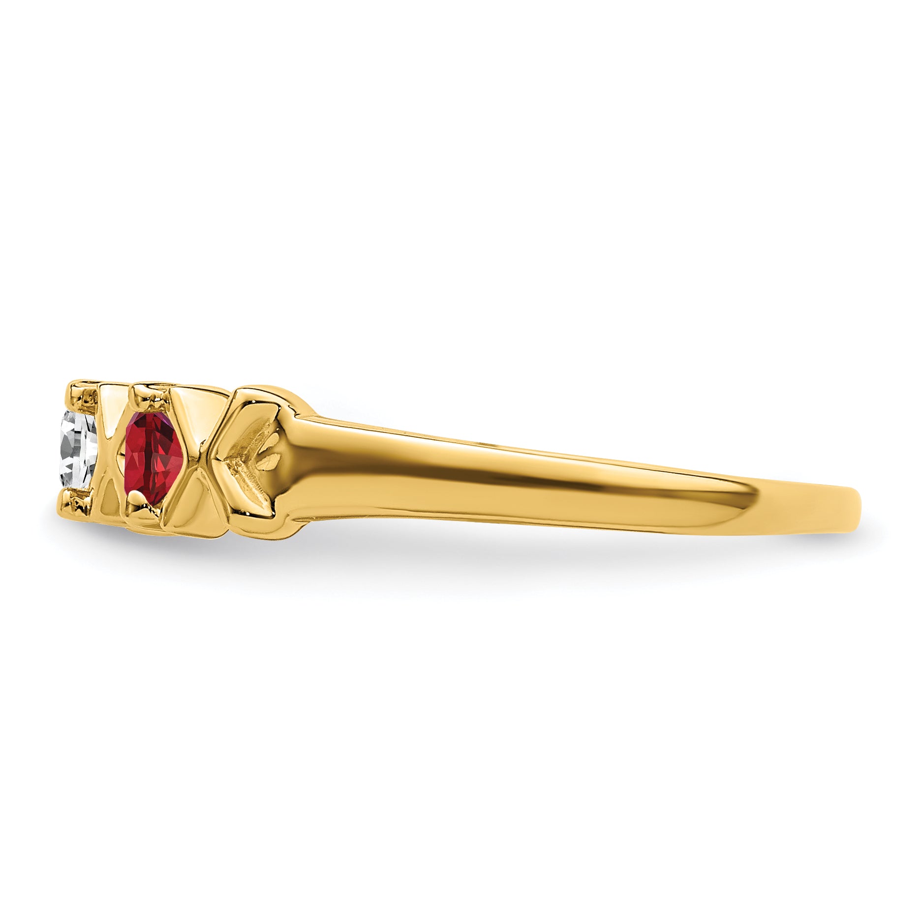 14k Family Jewelry Ring - 7 / Genuine