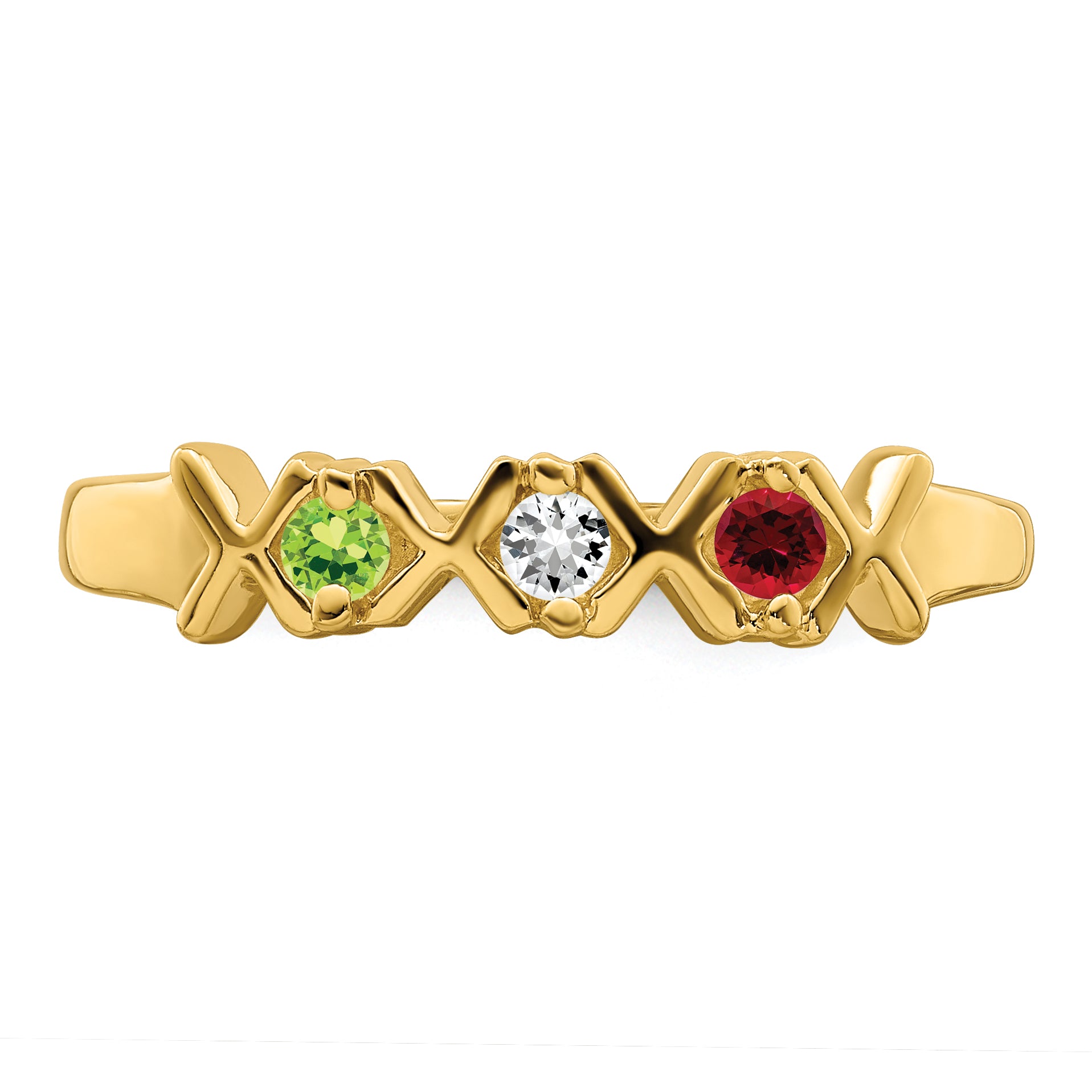 14k Family Jewelry Ring - 7 / Genuine