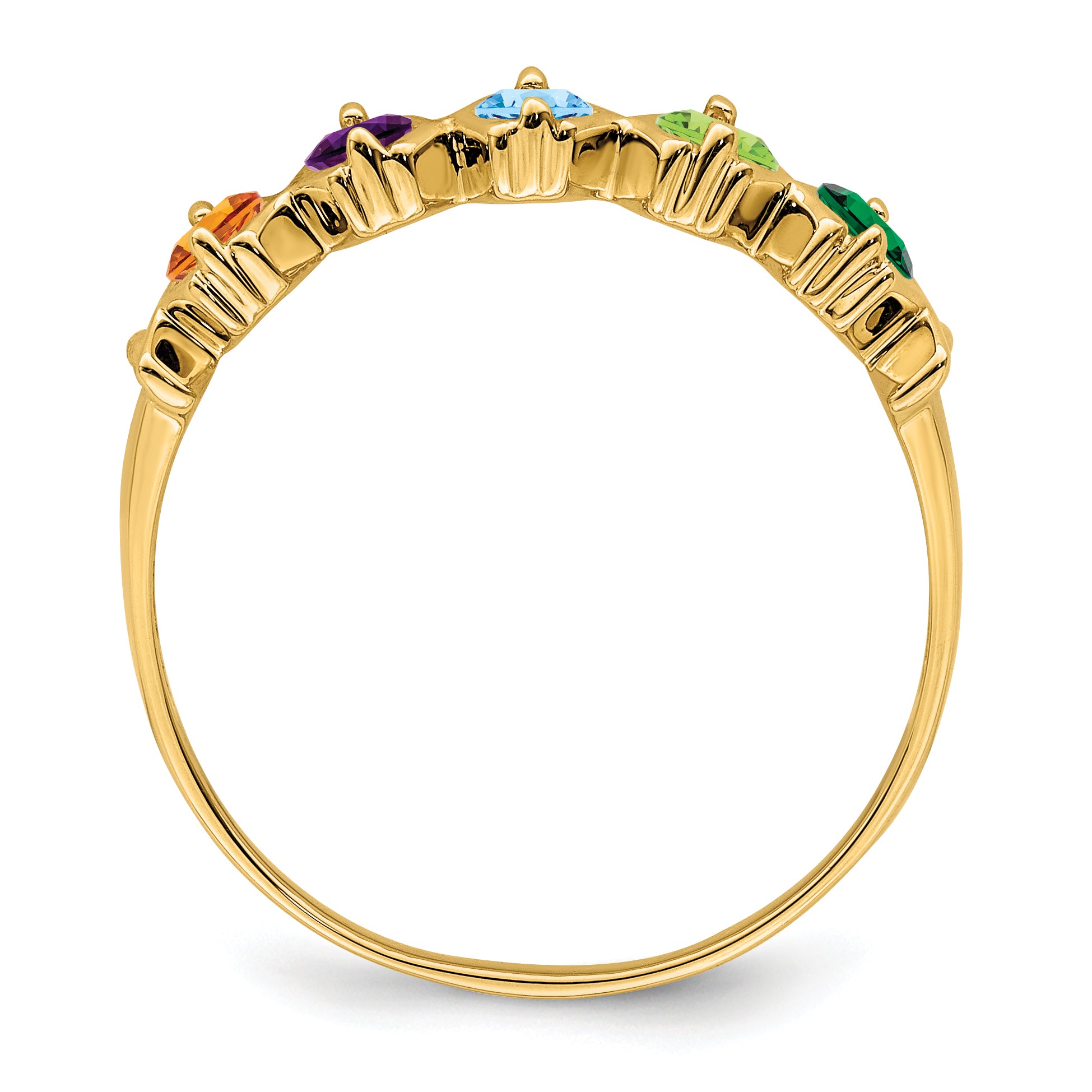 14k Family Jewelry Ring - 7 / Genuine