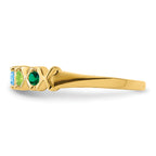 14k Family Jewelry Ring - 7 / Genuine