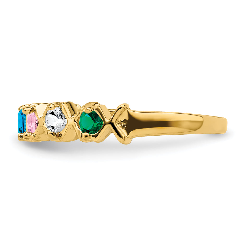 14k Family Jewelry Ring - 7 / Genuine