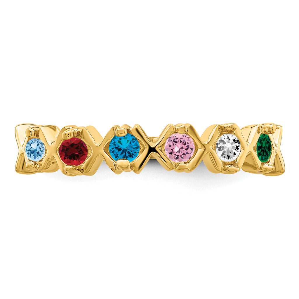 14k Family Jewelry Ring - 7 / Genuine