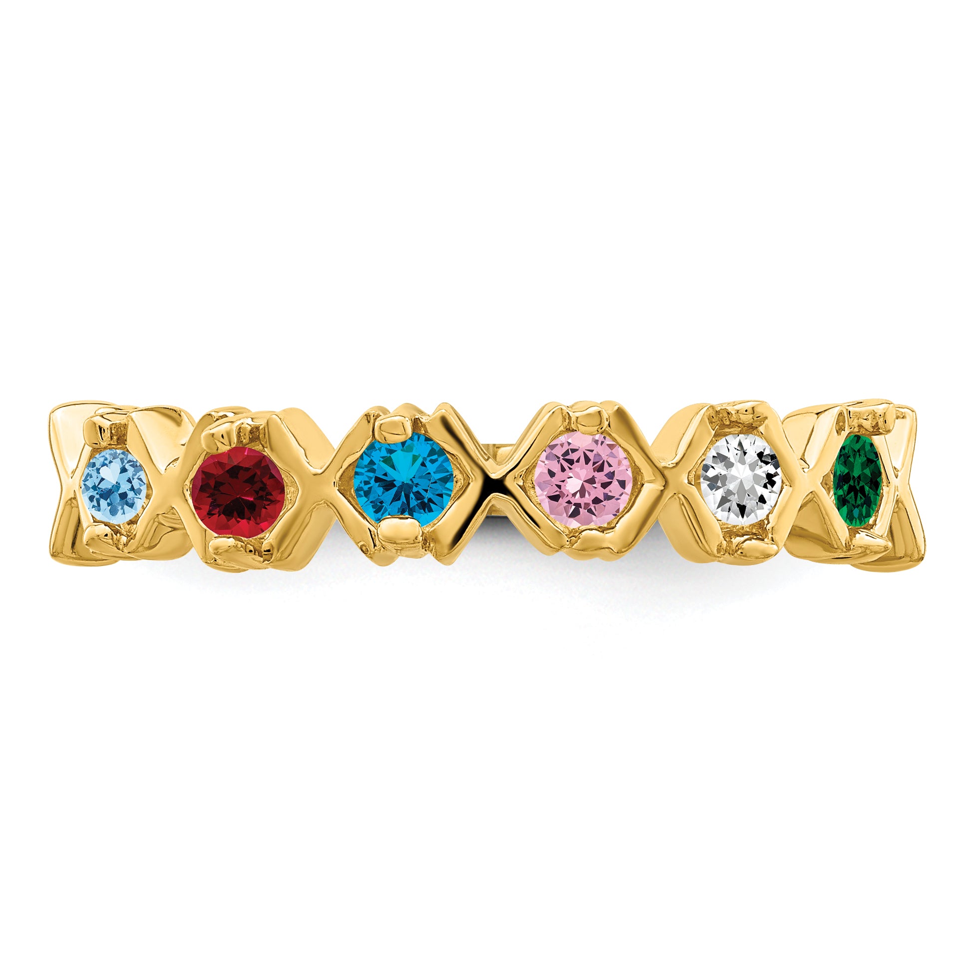 14k Family Jewelry Ring - 7 / Genuine