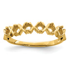14k Family Jewelry Ring - 7 / Genuine