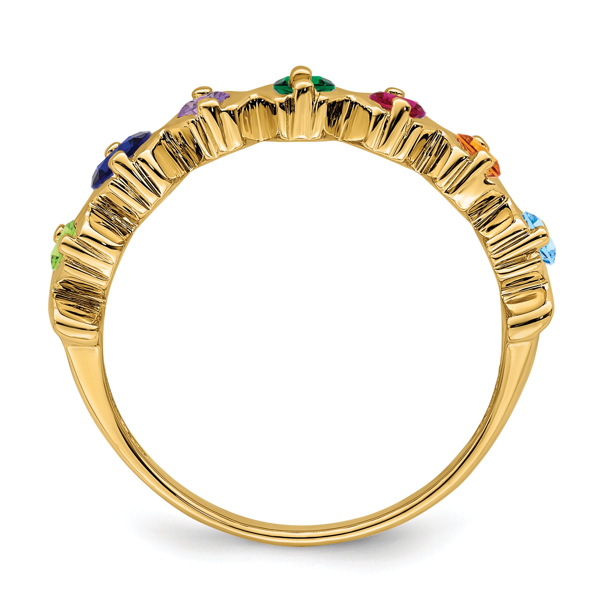 14k Family Jewelry Ring - 7 / Genuine