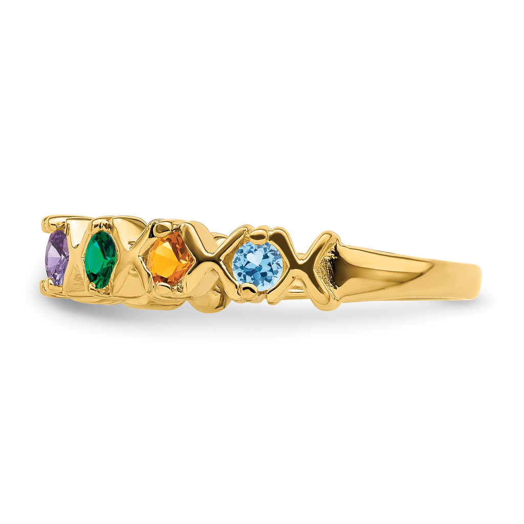 14k Family Jewelry Ring - 7 / Genuine