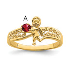 14k Family Jewelry Ring - 7 / Genuine