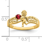 14k Family Jewelry Ring - 7 / Genuine