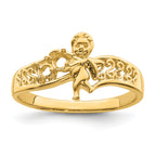 14k Genuine 2 Stone Mother's Ring - 7 / Genuine