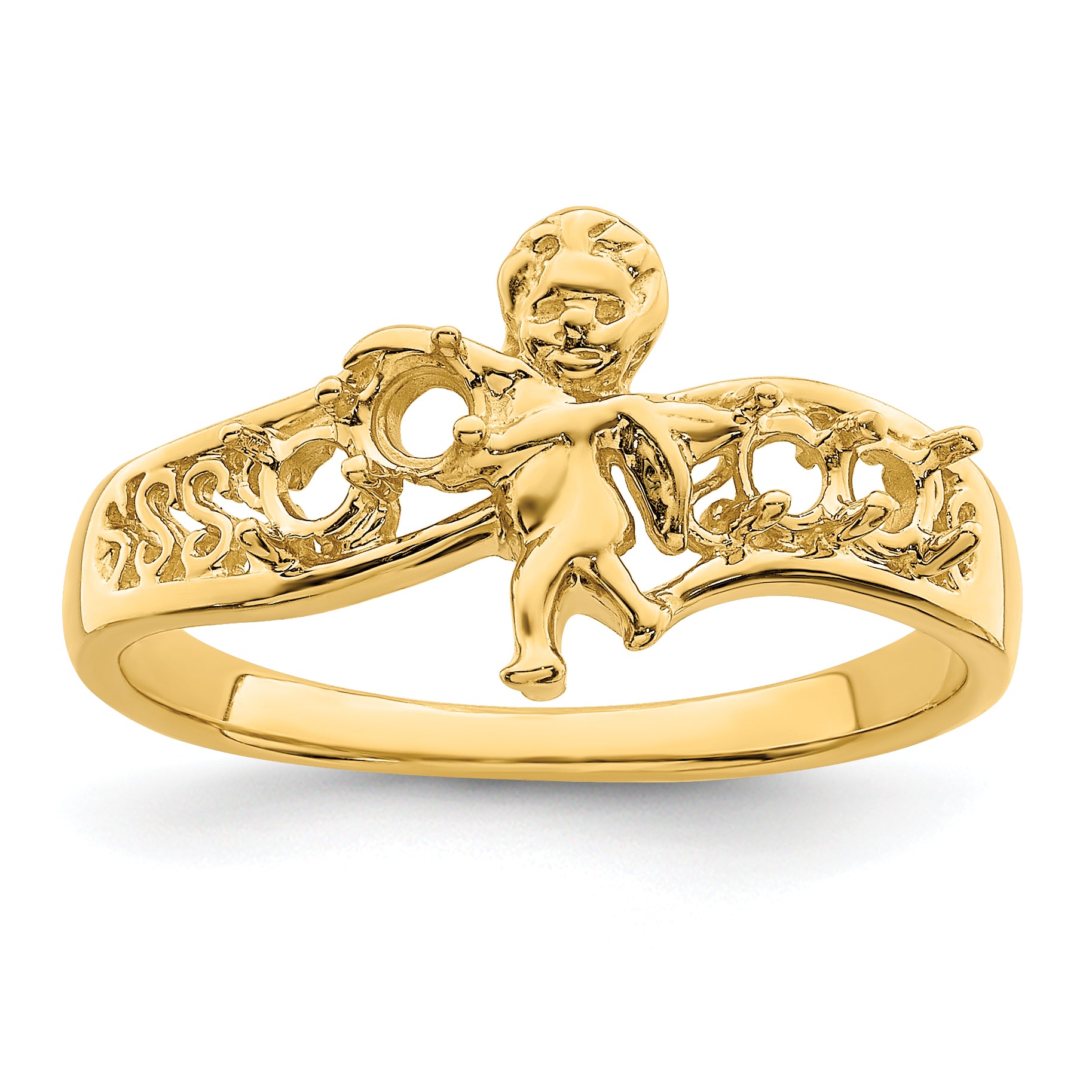 14k Genuine 4 Stone Mother's Ring - 7 / Genuine