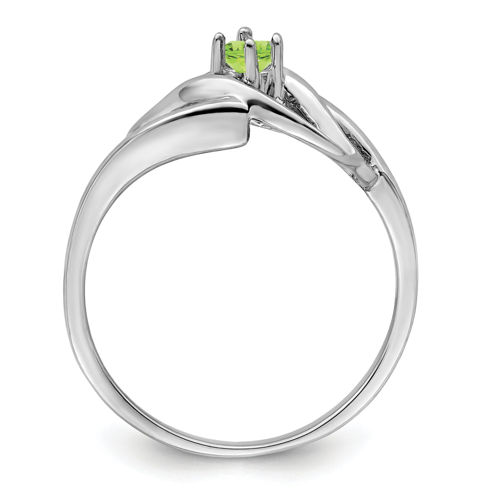 14k White Gold Genuine Family Jewelry Ring - 7 / Genuine