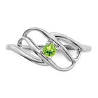 14k White Gold Genuine Family Jewelry Ring - 7 / Genuine