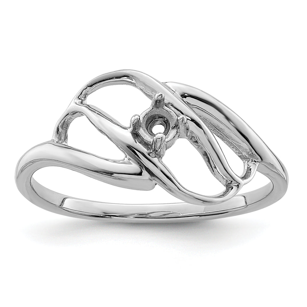 14k White Gold Genuine Family Jewelry Ring - 7 / Genuine